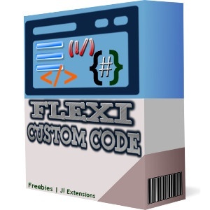 Flexi custom code module for joomla