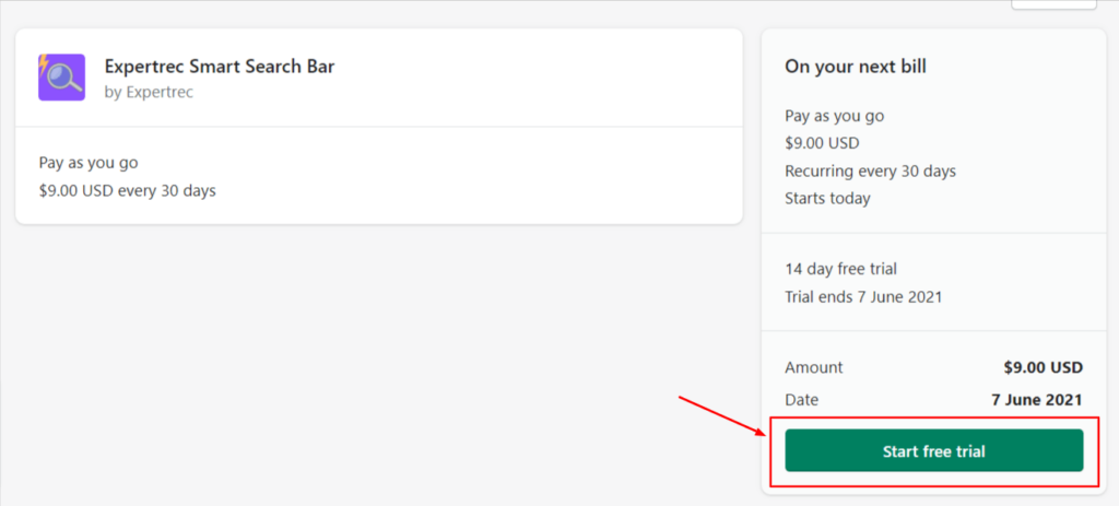 Start Expertrec Search Bar free trial