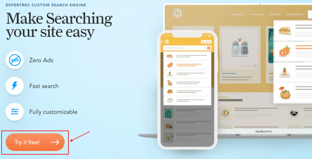 Try Expertrec Search Bar for Free