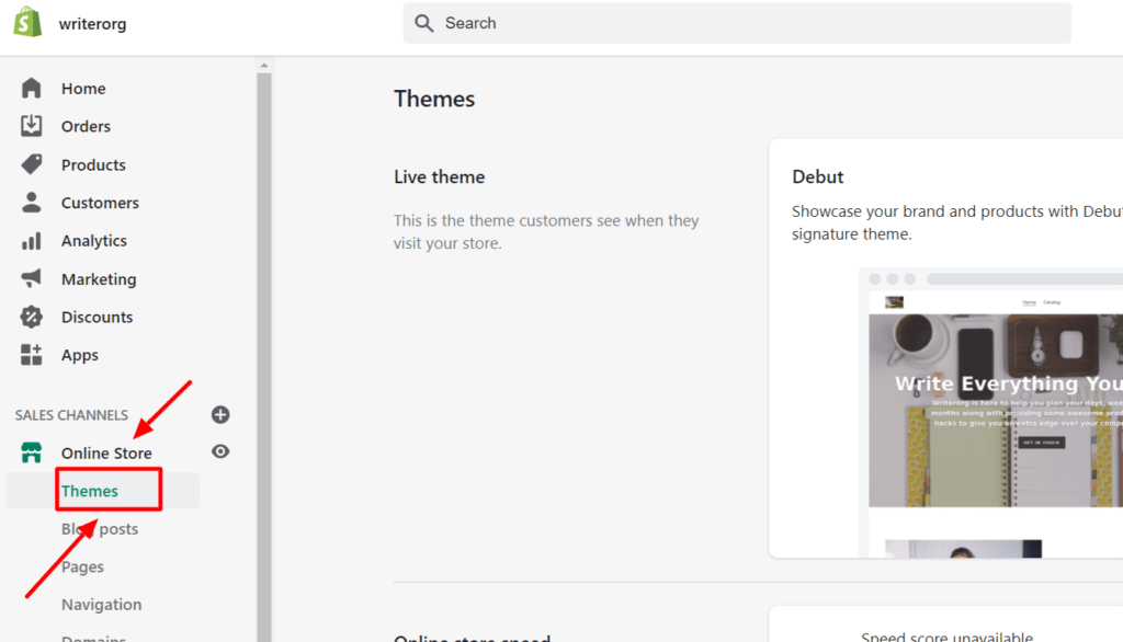 Shopify theme