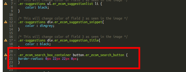 rounded corner thinkific