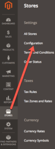 Magento Store configuration