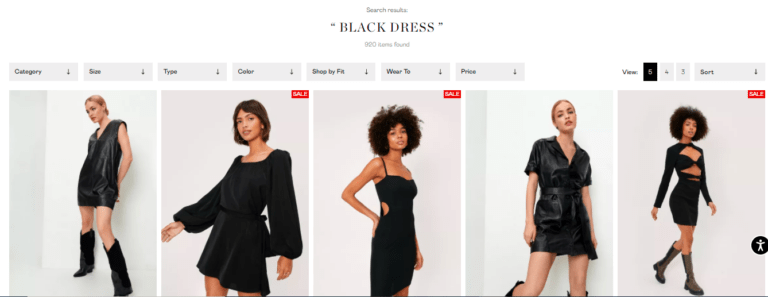 ecommerce merchandising results