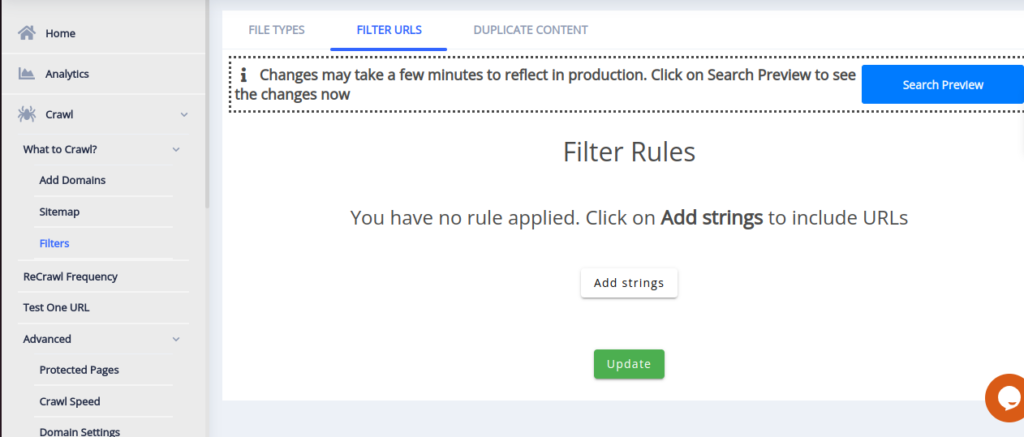 wordpress search settings