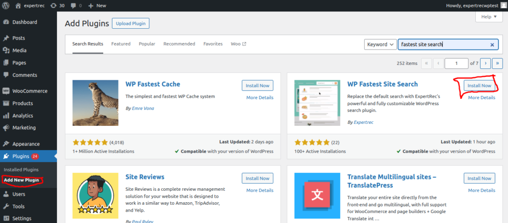 how to add search bar in wordpress header