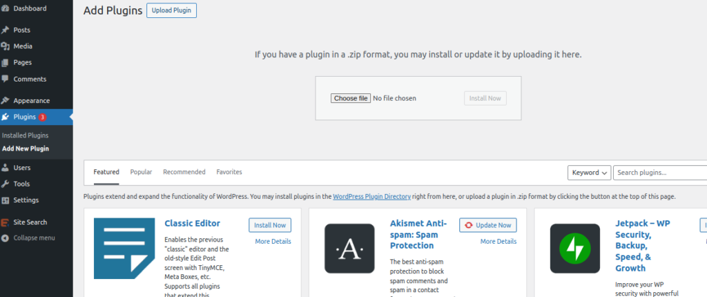 wordpress search not working