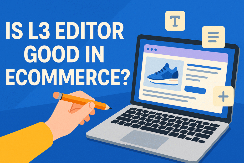 Is L3 editor good for eCommerce ?