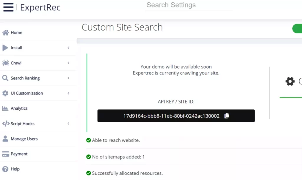 A screenshot or mockup showing business rules being applied (e.g., "Boost products with margin > 20%"