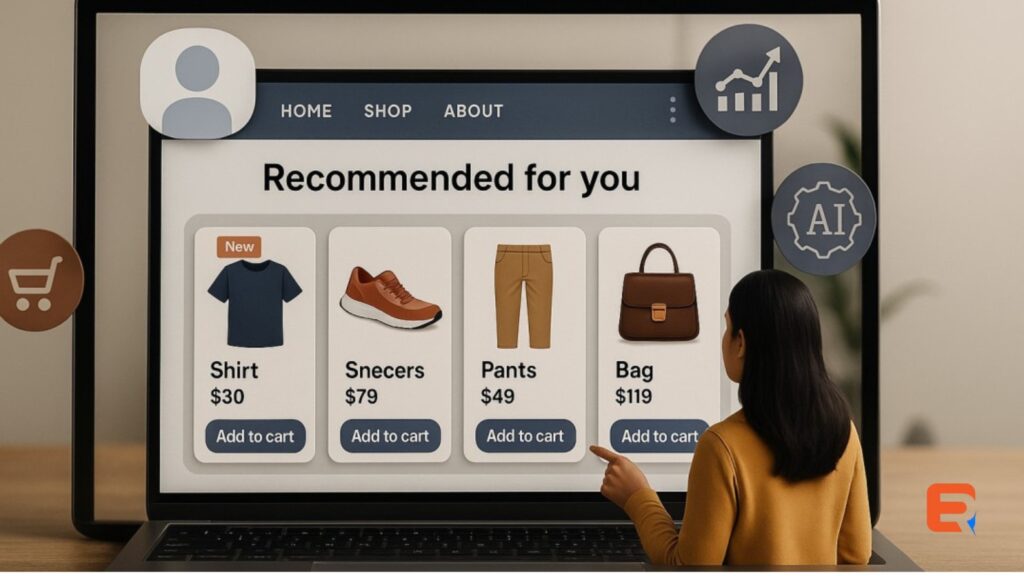 personalized product recommendations with Modern Design