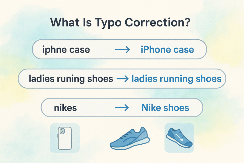 What Is Typo Correction?

Typo correction refers to the process of identifying and fixing misspelled search queries in real time so that users still receive relevant product results—even when they make mistakes.