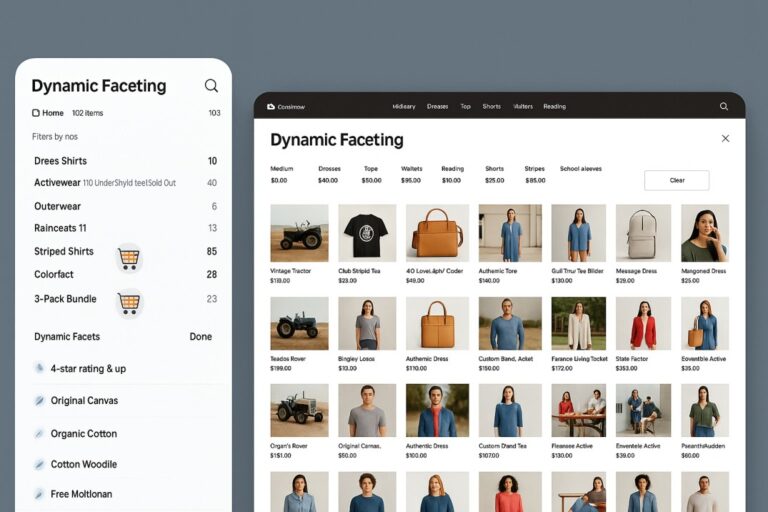 dynamic faceting and filters