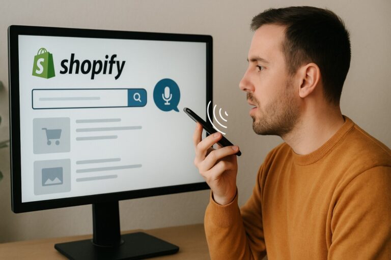 Shopify voice search