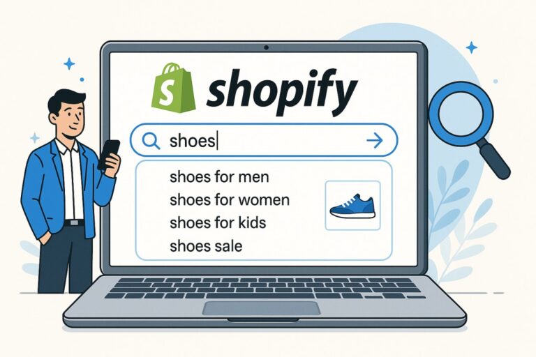 Shopify autocomplete search
