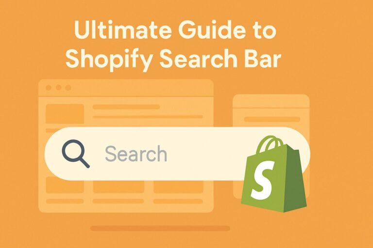 ultimate guide to shopify search bar